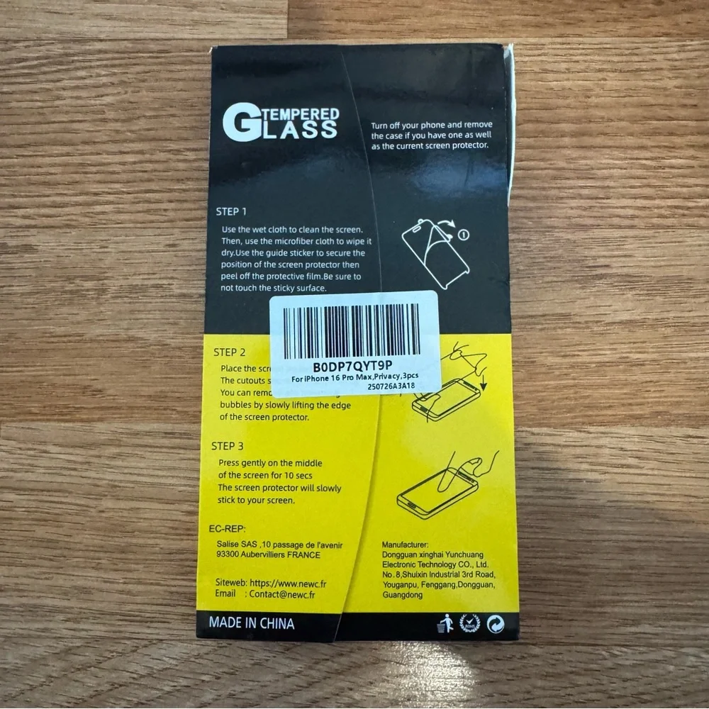 🔴 iPhone 16 Pro Max Screen Protector